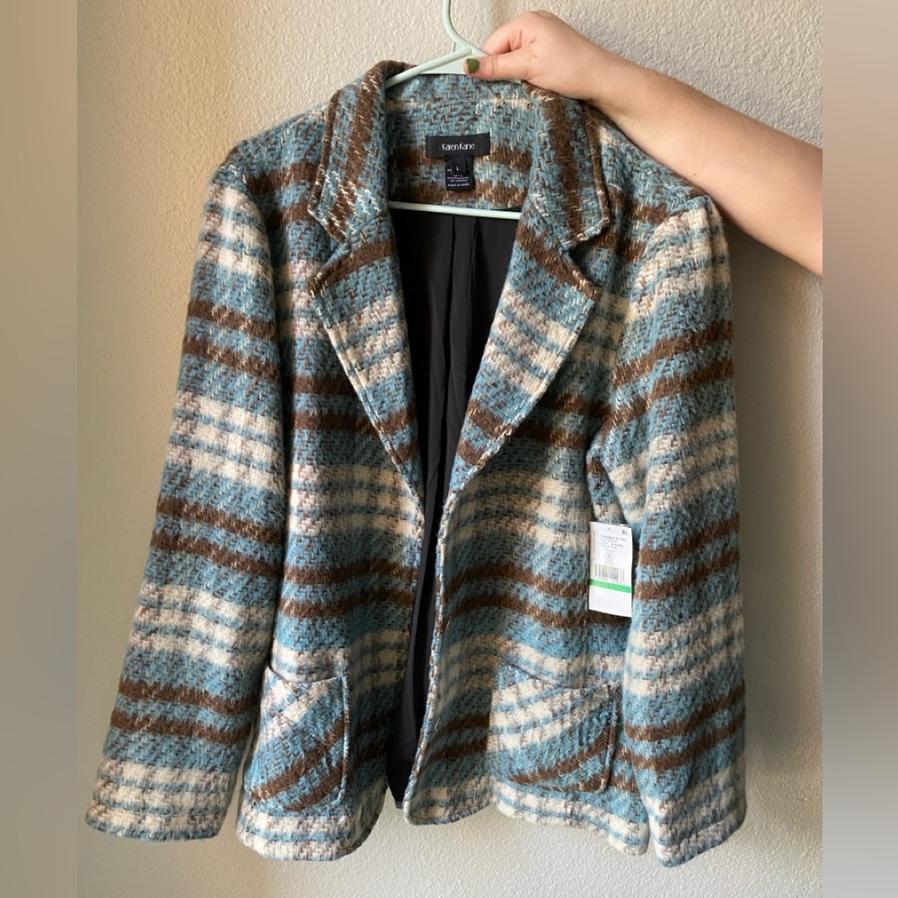 Karen Kane Plaid Coat